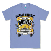 Colony Blue worlds greatest school bus driver Classic Tee - MaliasSmallBusiness