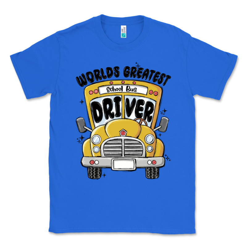 Worlds Greatest School Bus Driver Classic Tee by MaliasSmallBusiness | Teevron