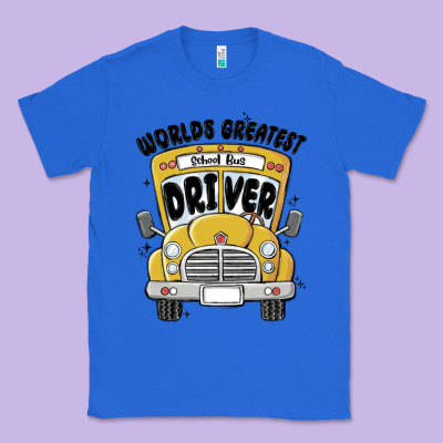 Classic Tee worlds greatest school bus driver