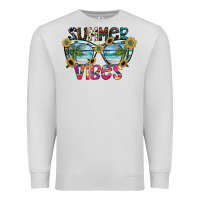 Dove Grey summer vibes Premium Sweatshirt - SublimationCraftShop