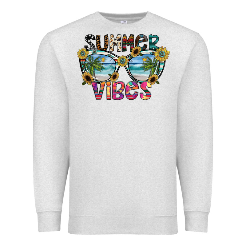 Summer Vibes Premium Sweatshirt by SublimationCraftShop | Teevron