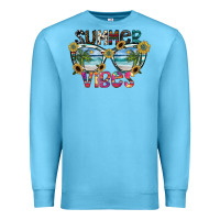 Ocean Blue summer vibes Premium Sweatshirt - SublimationCraftShop