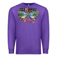 Purple summer vibes Premium Sweatshirt - SublimationCraftShop