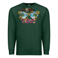 Sports Green summer vibes Premium Sweatshirt - SublimationCraftShop