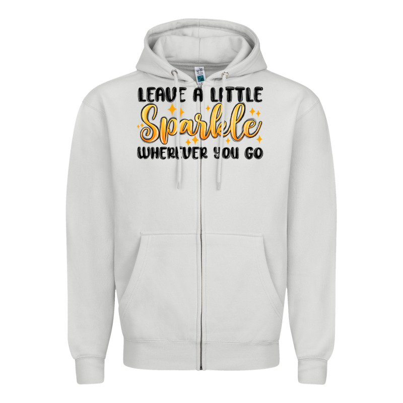 Leave A Little Sparkle Wherever You Go Zipper Hoodie by MaliasSmallBusiness | Teevron