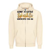 Sandshell leave a little sparkle wherever you go Zipper Hoodie - MaliasSmallBusiness