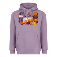 Lavender basketball coffee cups Heavyweight Hoodie - Zillion Design Studio