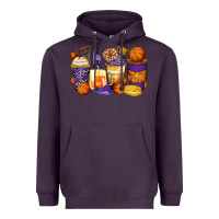 Plum basketball coffee cups Heavyweight Hoodie - Zillion Design Studio