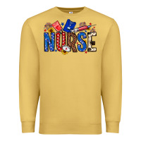 Antique Gold American Nurse Premium Sweatshirt - Neo Western