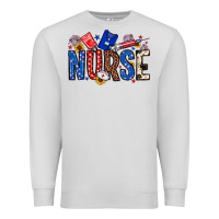 Dove Grey American Nurse Premium Sweatshirt - Neo Western
