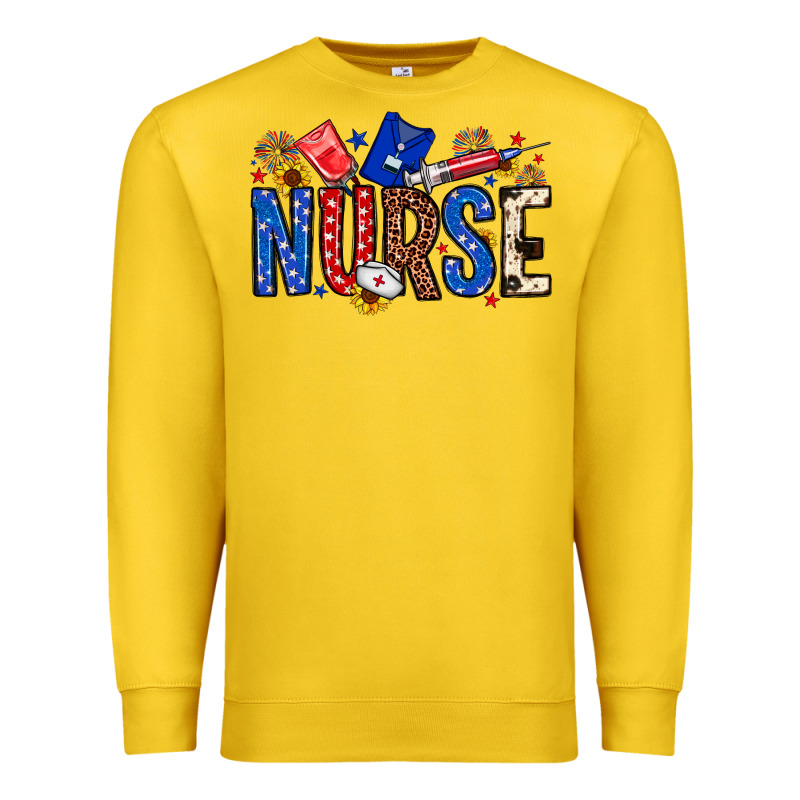 American Nurse Premium Sweatshirt by Neo Western | Teevron