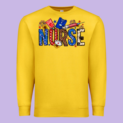 American Nurse Premium Sweatshirt Designed By Neo Western