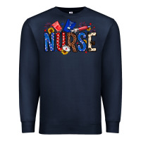 Navy American Nurse Premium Sweatshirt - Neo Western