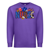 Purple American Nurse Premium Sweatshirt - Neo Western