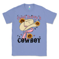 Colony Blue cupid find me a cowboy Classic Tee - MaliasSmallBusiness