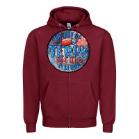 Burgundy back it up terry put it in reserve Zipper Hoodie - MaliasSmallBusiness