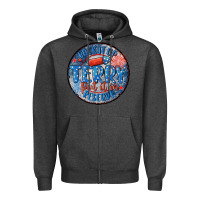 Charcoal Heather back it up terry put it in reserve Zipper Hoodie - MaliasSmallBusiness