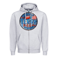 Heather Grey back it up terry put it in reserve Zipper Hoodie - MaliasSmallBusiness