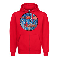 Red back it up terry put it in reserve Zipper Hoodie - MaliasSmallBusiness