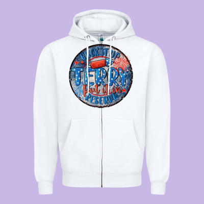 Zipper Hoodie back it up terry put it in reserve