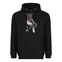 Black pitbull Heavyweight Hoodie - RanaPortraitStore