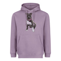 Lavender pitbull Heavyweight Hoodie - RanaPortraitStore