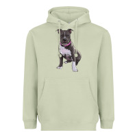Matcha pitbull Heavyweight Hoodie - RanaPortraitStore