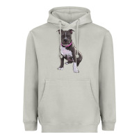 Moon Dust pitbull Heavyweight Hoodie - RanaPortraitStore