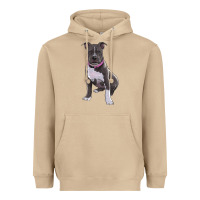 Mushroom pitbull Heavyweight Hoodie - RanaPortraitStore