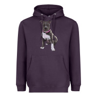 Plum pitbull Heavyweight Hoodie - RanaPortraitStore