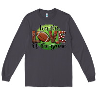 Smoke for the love of the game football Long Sleeve Tee - BarkalooDesign