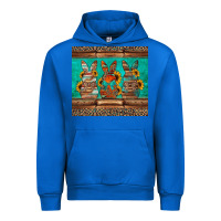 Cobalt western easter bunnies Urban Hoodie - Jasminsmagicworld