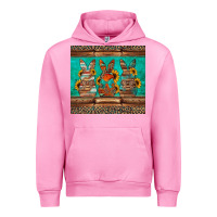 Fuchsia Pink western easter bunnies Urban Hoodie - Jasminsmagicworld