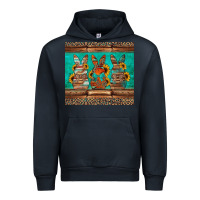 Navy western easter bunnies Urban Hoodie - Jasminsmagicworld