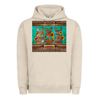 Pigment French Oak western easter bunnies Urban Hoodie - Jasminsmagicworld