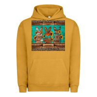 Pigment Peanut Butter western easter bunnies Urban Hoodie - Jasminsmagicworld