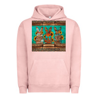 Pigment Salmon western easter bunnies Urban Hoodie - Jasminsmagicworld
