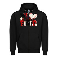 Black my heart is on that field baseball Zipper Hoodie - MaliasSmallBusiness
