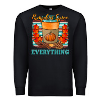 Black pumpkin spice everything Premium Sweatshirt - HRA Design Shop