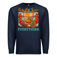 Navy pumpkin spice everything Premium Sweatshirt - HRA Design Shop