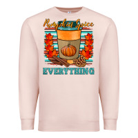 Pale Pink pumpkin spice everything Premium Sweatshirt - HRA Design Shop