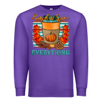 Purple pumpkin spice everything Premium Sweatshirt - HRA Design Shop