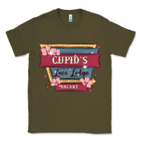Army Green cupid's love lodge Classic Tee - MaliasSmallBusiness
