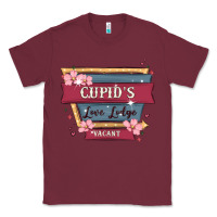 Burgundy cupid's love lodge Classic Tee - MaliasSmallBusiness