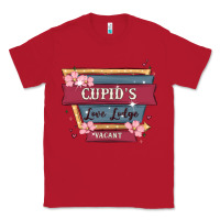 Red cupid's love lodge Classic Tee - MaliasSmallBusiness
