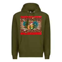 Army Green christmas trees gemstone Premium Hoodie - AdoDesignShop