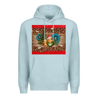 Blue Mist christmas trees gemstone Premium Hoodie - AdoDesignShop