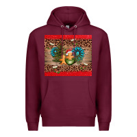 Burgundy christmas trees gemstone Premium Hoodie - AdoDesignShop