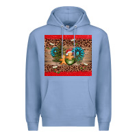 Colony Blue christmas trees gemstone Premium Hoodie - AdoDesignShop