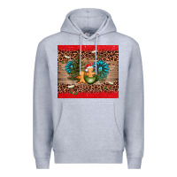 Heather Grey christmas trees gemstone Premium Hoodie - AdoDesignShop